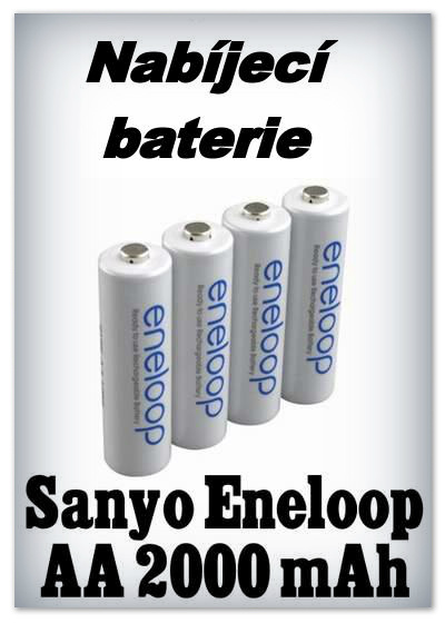 Zobrazit detail: Baterie Sanyo Eneloop AA 2000mAh (4 ks)