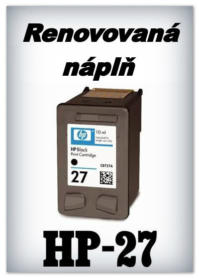 Npln do tiskren HP-27 XL (renovovan)
