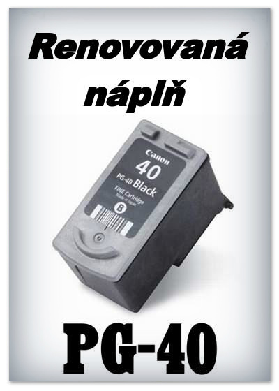Npln do tiskren Canon PG-40 XL (renovovan)