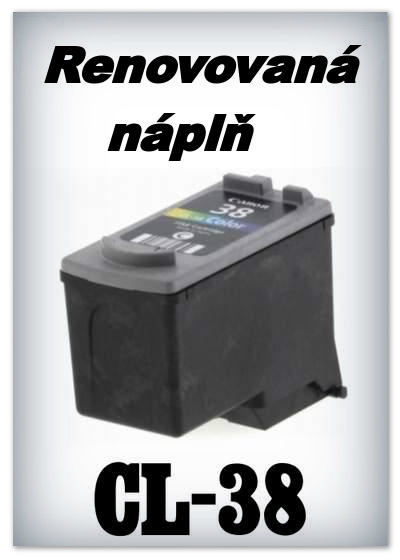 Npln do tiskren Canon CL-38 XL (renovovan)
