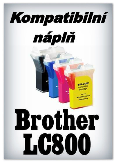 Npln do tiskren Brother LC800 (kompatibiln)