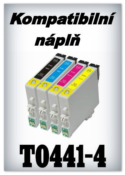 Npln do tiskren Epson T0441, T0442, T0443, T0444 (kompatibiln)