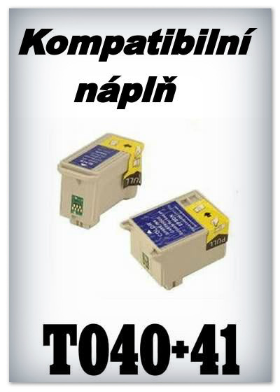Npln do tiskren Epson T040, T041 (kompatibiln)