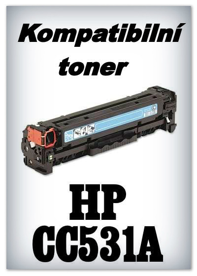 Kompatibilní toner HP 304A / HP CC531A