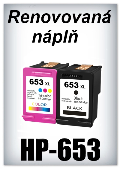 Npln do tiskren HP-653 XL (renovovan)