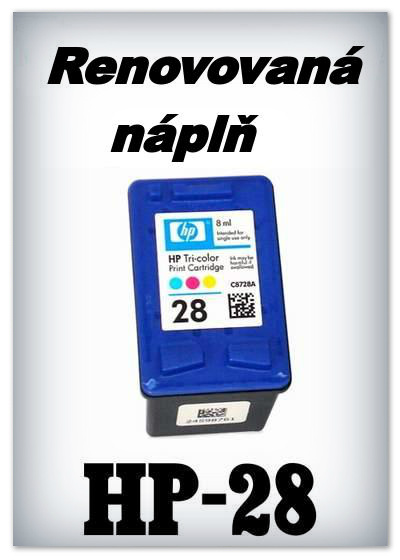 SuperNakup - Náplň do tiskárny HP-28 XL - color - renovovaná