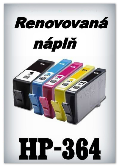 SuperNakup - Náplň do tiskárny HP-364 XL - black pigment - renovovaná