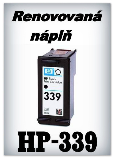 SuperNakup - Náplně do tiskáren HP-339 - black - SADA 3 náplní - renovované