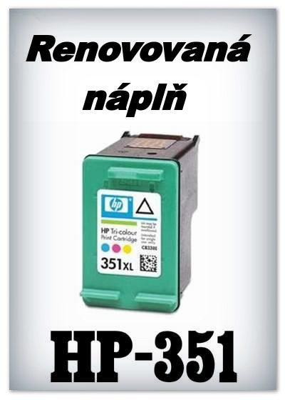 SuperNakup - Náplň do tiskárny HP-351 XL - color - renovovaná