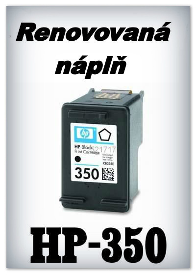 Fotografie HP originální ink CB335EE, HP 350, black, blistr, 4,5ml, HP Officejet J5780, J5785 HP