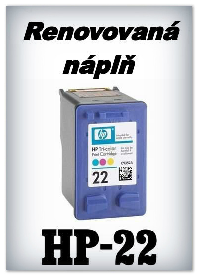 SuperNakup - Náplň do tiskárny HP-22 XL - color - renovovaná