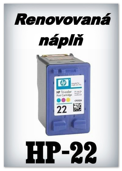 Npln do tiskren HP-22 XL (renovovan)