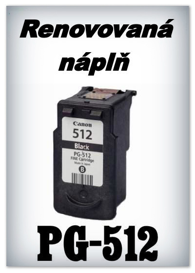 SuperNakup - Náplň do tiskárny Canon - PG-512 XL - black - renovovaná