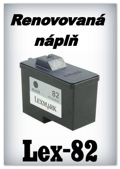 Fotografie SuperNakup - Náplň do tiskárny Lexmark 82 - black - renovovaná