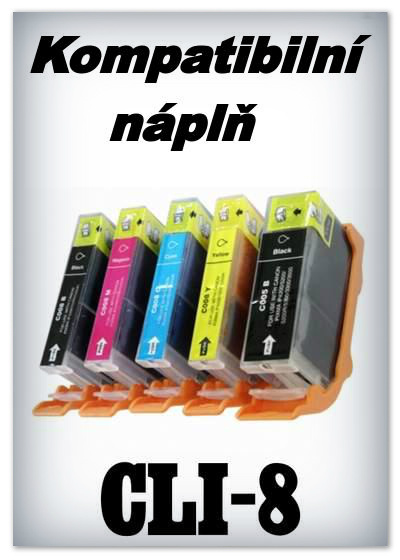 Handsome - Náplň do tiskárny Canon PGI-5Bk - black (26ml) s čipem (komp.)