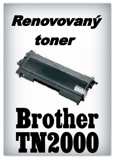 Renovovaný toner Brother TN-2000 - black