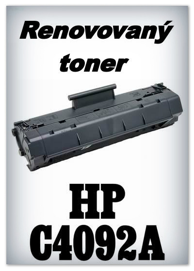 Renovovaný toner HP C4092A - black
