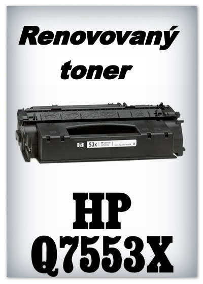 Renovovaný toner HP Q7553X - black