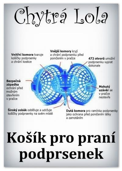 Chytrá Lola - Košík pro praní podprsenek (KP02)