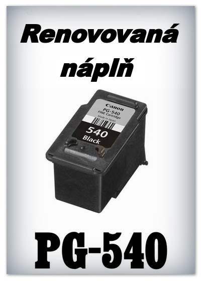 SuperNakup - Náplně do tiskáren Canon - PG-540 XL - black - SADA 3 náplní - renovované