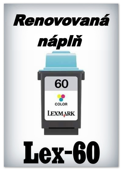 SuperNakup - Náplň do tiskárny - Lexmark 60 - color - renovovaná