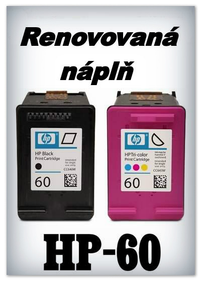 SuperNakup - Náplň do tiskárny HP-60 - color - renovovaná