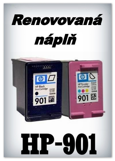 SuperNakup - Náplň do tiskárny HP-901 XL - color - renovovaná