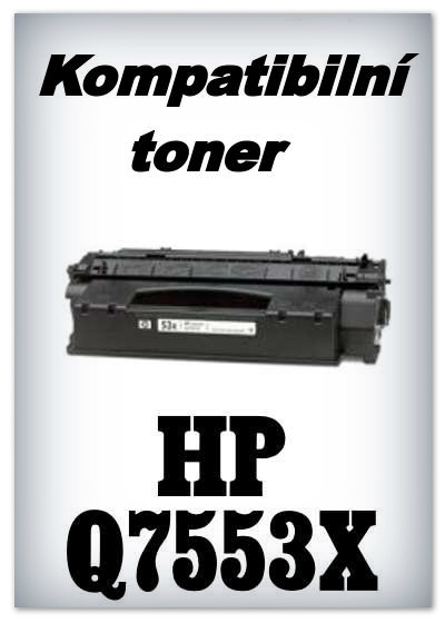 Kompatibilní toner HP Q7553X - black