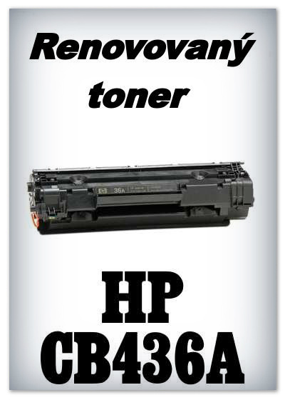 Renovovaný toner HP CB436A - black