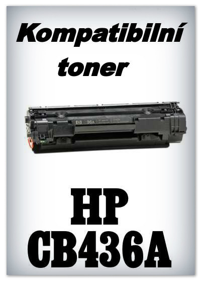 Kompatibilní toner HP CB436A - black
