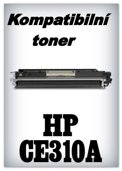 Kompatibilní toner HP CE310A - black
