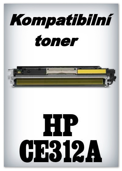Kompatibilní toner HP CE312A - yellow