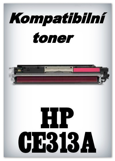 Kompatibilní toner HP CE313A - magenta