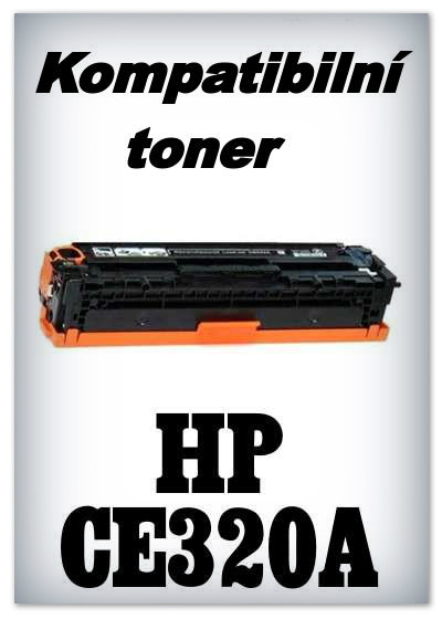 Kompatibilní toner HP CE320A - black