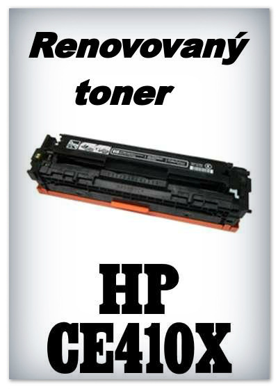 Renovovaný toner HP CE410X - black