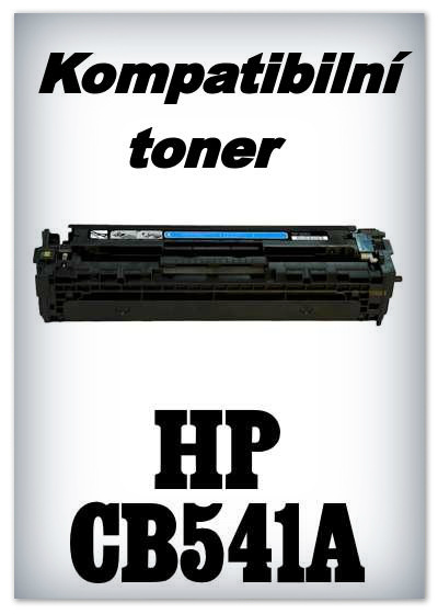 Kompatibilní toner HP CB541A - cyan