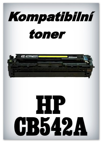Kompatibilní toner HP CB542A - yellow
