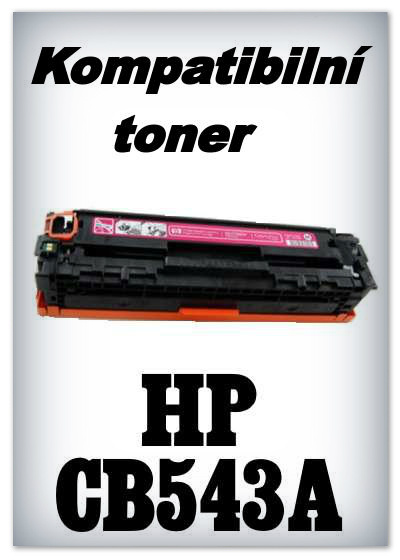 Kompatibilní toner HP CB543A - magenta