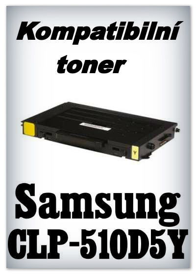 Kompatibilní toner Samsung CLP-510D5Y - yellow