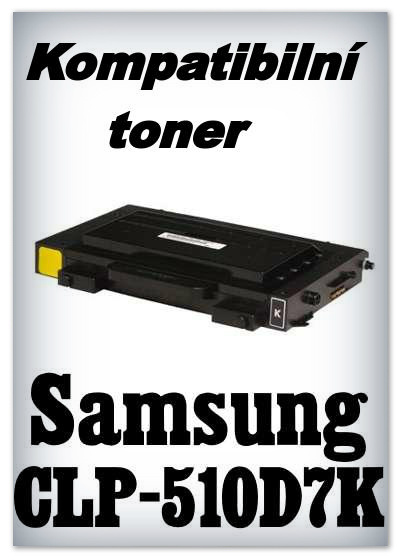 Kompatibilní toner Samsung CLP-510D7K - black