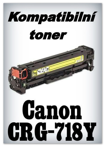 Kompatibilní toner Canon CRG-718Y - yellow