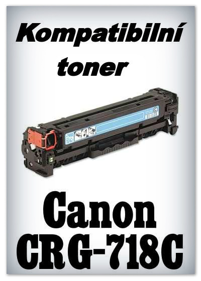 Kompatibilní toner Canon CRG-718C - cyan
