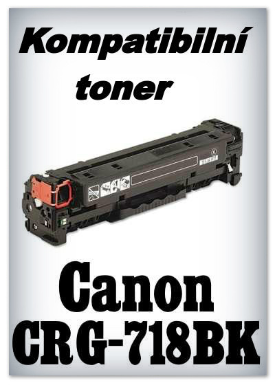 Kompatibilní toner Canon CRG-718BK - black