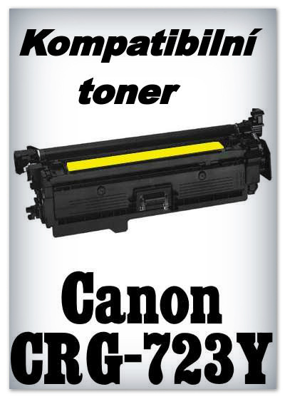 Kompatibilní toner Canon CRG-723Y - yellow