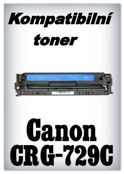 Kompatibilní toner Canon CRG-729C - cyan