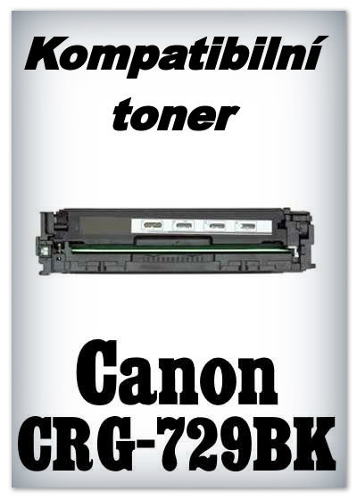 Kompatibilní toner Canon CRG-729BK - black