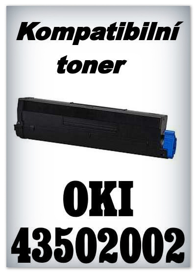 Kompatibilní toner OKI 43502002 - black