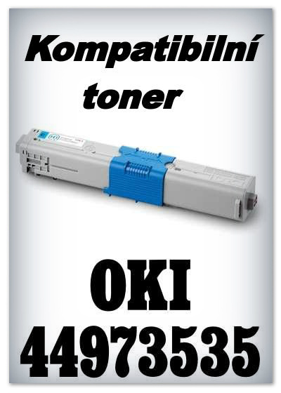 Kompatibilní toner OKI 44973535 - cyan