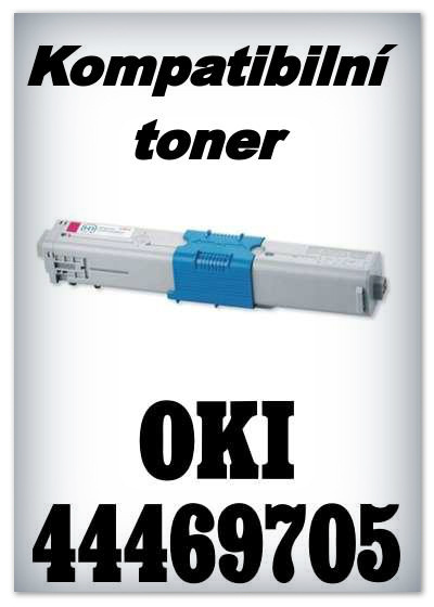 Kompatibilní toner OKI 44469705 - magenta