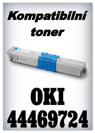 Kompatibilní toner OKI 44469724 - cyan